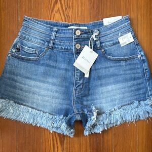 KanCan Distressed Blue Jean Shorts